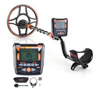 VEVOR Detector de Metales 304,8 mm Pantalla de Detección Bobina de Búsqueda de 304,8 mm Impermeable IP68 Detector para Metales para Adultos 6 Modos con Auriculares para Exploración de Monedas, Oro