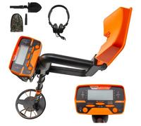 VEVOR Detector de metales con control Lcd Aurichulares Pala Profundo Bajo Agua Tesoro Caza