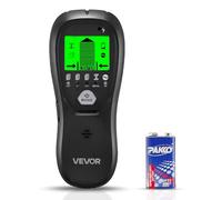 VEVOR Detector Electrónico de Vigas de Pared 5 en 1, con Sensor Inteligente, Pantalla LCD de Alta Definición y Alarma Sonora, Vigas Metálicas y Cables Eléctricos, Color Negro, 170 x 72 x 37 mm