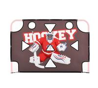 VEVOR Diana de Práctica para Portería de Hockey Callejero con 11 Agujeros, Portátil, 182,9 x 121,9 cm, Resistente a Desgarros, Colocación Fácil, Rebote Potente, para Practicar la Precisión de Tiro