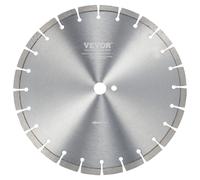 VEVOR Disco de Corte de Diamante 350 mm Dientes Planos de 12 mm para Hormigón