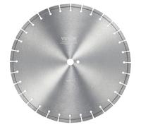 VEVOR Disco de Corte de Diamante 450 mm Disco de Diamante Húmedo o Seco Hoja de Sierra con Dientes Planos 12 mm Diámetro del Orificio Central Universal 25,4 mm Para Hormigón, Azulejos, Ladrillo