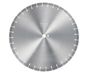 VEVOR Disco de Corte de Diamante 500 mm Disco de Diamante Húmedo o Seco Hoja de Sierra con Dientes Planos 12 mm Diámetro del Orificio Central Universal 25,4 mm Para Hormigón, Azulejos, Ladrillo