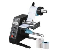 VEVOR Dispensador automático de Etiquetas, 0,6"-4,9"/15-125 mm, Largo 0,1"-5,9"/3-150 mm, máquina separadora automática de Etiquetas, aplicador de Etiquetas con Velocidad Ajustable, conteo automático
