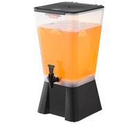 VEVOR Dispensador de Bebidas de 19 L para Fiestas, Dispensador de Zumo de Plástico con Grifo Antigoteo, para Té Helado, Limonada, Zumo, para Restaurantes, Hoteles y Fiestas, 350 x 280 x 570 mm