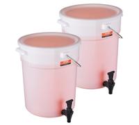 VEVOR Dispensador de Bebidas de 19 Litros para Fiestas, Dispensador de Jugo de Plástico con Espiga y Tapa, Dispensador de Agua de Jugo de Limonada de Té Helado para Restaurantes, Hoteles, 218 x 376 mm
