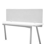 VEVOR Divisor de Escritorio, Panel de Privacidad de Mesa Pet, Montaje Estable, Divisor de Estación de Trabajo para Oficinas, Bibliotecas y Escuelas, con Dos Abrazaderas en C, 1524 x 82 x 610 mm