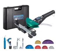 VEVOR Doblador de Tubos de Trinquete 7 Matrices 6-22 mm Kit de Dobladora de Tubos de Aleación de Aluminio Ángulo de Doblado 90° Curvadora de Aleación de Aluminio para Tubos de Cobre, Aluminio y Acero