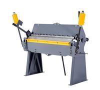 VEVOR Dobladora de Cajas y Bandejas, Dobladora de Chapa Metálica de 122 cm, Capacidad para Acero Dulce de 2,5 mm, Ajustable de 0-135°, Máquina Plegadora de Metal con 8 Dedos para Doblado Preciso