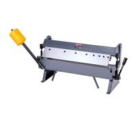 VEVOR Dobladora de Cajas y Bandejas, Dobladora de Chapa Metálica de 61 cm, Capacidad para Acero Dulce de 1,5 mm, Ajustable de 0-135°, Máquina Plegadora de Metal con 5 Dedos para Doblado Preciso