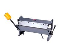 VEVOR Dobladora de Cajas y Bandejas, Dobladora de Chapa Metálica de 61 cm, Capacidad para Acero Dulce de 1,5 mm, Ajustable de 0-135°, Máquina Plegadora de Metal con 5 Dedos para Doblado Preciso