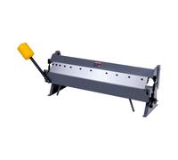 VEVOR Dobladora de Cajas y Bandejas, Dobladora de Chapa Metálica de 91 cm, Capacidad para Acero Dulce de 1,5 mm, Ajustable de 0-135°, Máquina Plegadora de Metal con 6 Dedos para Doblado Preciso