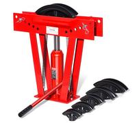 VEVOR Dobladora de Tubos Hidráulica 13-51 mm Dobladora de Tubos de Cobre Carga de 12 T con 6 Troqueles Herramienta para Doblar Rodillos Ajustable de 90°-180° para Doblar Varios Tipos de Metales