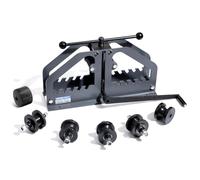 VEVOR Dobladora de Tubos Manual 1-1/2" 6 Troqueles Herramienta para Doblar Tubos de Aluminio Cobre de 360° para Tubos Cuadrados, Redondos, Barras Planas para Aire Acondicionado, Reparación de Autos