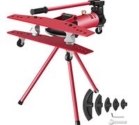 VEVOR Dobladora de Tubos Manual, 16T Máquina de Doblado de Tuberías, Espesor de Tubería 2.75-4.5 mm, Rango de Flexión 1/2-2'', 49.5KG Curvadora Tubos para Doblar Materiales