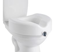 VEVOR Elevador de Asiento de Inodoro, Carga de 158 kg, Altura de Elevación 127 mm, con Apertura Ampliada para Personas Mayores y Pacientes, Tazas Oblongas y Redondas, 424 x 416 x 180 mm, Blanco