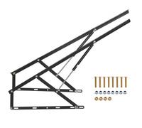 VEVOR Elevador de Cama Compatible de 150 x 180 cm Capacidad de 70 kg Kit de Hardware Mecánico de Cama Palanca Neumática Vertical de Lujo Soporte de Cama Resistente para Habitación de Invitados