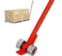 VEVOR Elevador de Muebles Pesados Barra de Palanca de Acero Capacidad de Carga de 3 T con Ruedas Barra de Elevación Mango de 1,8 m Longitud Total 1,9 m Ligero Portátil para Levantar Cargas Pesadas