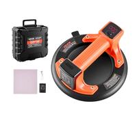 VEVOR Elevador de Succión Inalámbrico, Elevador de Vidrio por Vacío de 203 mm con Pantalla Digital para Potencia de Succión y Nivel de Batería, Capacidad 200 kg, para Levantar Azulejos, Granito