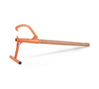 VEVOR Elevador de Troncos Resistente Mango de Madera de 1180 mm Gato para Troncos con Gancho de Inclinación Ajustable para Troncos de Diámetro de hasta 38 cm Gato para Enrollar, Levantar Troncos