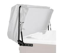 VEVOR Elevador Hidráulico de Cubierta para Bañera de Hidromasaje, Ancho Ajustable de 175-245 cm, Instalación a Ambos Lados, Compatible con Bañeras Rectangulares y Spas de Varios Tamaños, Negro