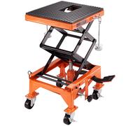 VEVOR Elevadora Hidráulica para Motocicleta con Ruedas 158kg Elevación 350-905mm