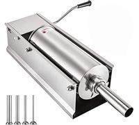 VEVOR Embutidora de Chorizos Horizontal de Acero Inoxidable 7L Llenadora Manual de Salchichas para Hacer Salchichas Chorizo Hot Dogs Bratwurst Adecuado Tanto para Uso Doméstico como Comercial