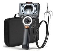 VEVOR Endoscopio Cámara de Inspección de 360° Articulado en 4 Direcciones con Pantalla IPS, Luces LED, Sonda de 3,9 mm, 32 GB, Cable de 1,5 m, Zoom Multinivel, 3000 mAh, para Fontanería y Automoción