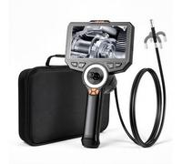 VEVOR Endoscopio Cámara de Inspección de 360° Articulado en 4 Direcciones con Pantalla IPS, Sonda de 6,2 mm, Batería 7000 mAh, Luces LED, 32 GB, Zoom Multinivel, para Espacios Reducidos Motores y HVAC