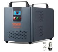 VEVOR Enfriador de Agua Industrial KH-6000 Sistema de Refrigeración por Agua Industrial 200 W con Compresor Tanque de Agua de 12 L 7,8 l/min para Máquina de Refrigeración de Grabado Láser de CO2