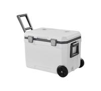 VEVOR Enfriador Portátil 45 Qt con Ruedas Capacidad de 64 Latas con Portavasos