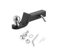 VEVOR Enganche de Remolque Ajustable para Receptor de 50 mm, Montaje de Bola de Enganche de Remolque con Bola y Pasador de 50 mm, Capacidad de Enganche de Bola de 3400 kg, Caída de 50 cm, Negro