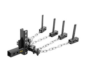 VEVOR Enganche para Remolque de Viaje Acero Enganche de Distribución de Peso con Control de Balanceo Bola de 50mm Caída y Elevación de 10,2cm Enganche de Remolque Longitud de Cadena 45,7cm para RV SUV