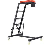 VEVOR Enredadera Superior Automotriz Altura Ajustable de 116-168,5cm, Carga de 181kg, Enredadera de Acceso al Motor con 4 Ruedas Giratorias, Enredadera Lateral Superior para Camión, Tractor, Camioneta