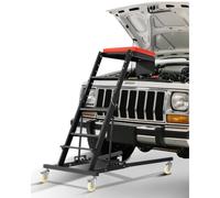VEVOR Enredadera superior automotriz, enredadera de motor de 42.5 a 64.8 pulgadas, enredadera superior alta de 400 libras de capacidad, 4 ruedas giratorias, cubierta acolchada, enredadera plegable par