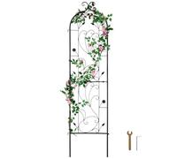 VEVOR Enrejado de Metal para Plantas Trepadoras 38 x 152 cm Soporte para Rosas Trepadoras 1 Pieza Arco para Enredaderas Soporte para Pepinos Decorativo para Clemátides para Patio, Césped, Jardín
