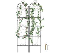 VEVOR Enrejado de Metal para Plantas Trepadoras 2 Piezas 51x220 cm para Jardín
