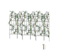 VEVOR Enrejado de Metal para Plantas Trepadoras 6 Piezas 51x180 cm para Jardín