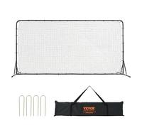 VEVOR Entrenador de rebote de fútbol, equipo de entrenamiento de fútbol de hierro, pared de rebote de fútbol deportivo, red de rebote de doble cara, fácil montaje, perfecto para practicar en el patio