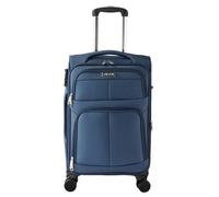 VEVOR Equipaje Blando Expandible de 50,8 cm con Ruedas Giratorias, Maleta Ligera para Facturar, Bolsillo Expandible con Cremallera y Cerradura TSA, Azul, Fácil de Transportar, 400 x 285 x 620 mm