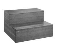 VEVOR Escalera de Piscina de 2 Peldaños para Bañera, con Sistema Hips para Piscinas Elevadas/Inflables con Carga de 272,16 kg, Versátil para Porches, Patios y Autocaravanas, 635 x 540 x 380 mm