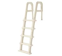 VEVOR Escalera para Piscina con Pasamanos Dobles de 5 Escalones con Inclinación de 75°, Escalones Resistentes Antideslizantes, Carga de 136 kg, para Piscinas Enterradas y Elevadas, 810 x 605 x 1790 mm