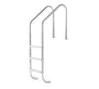 VEVOR Escalera para Piscina de 3 Peldaños Anchos hasta 120 kg, Escalera de Seguridad Antideslizante de Acero Inoxidable con Pasamanos Ergonómicos para Piscinas Enterradas y Elevadas de 121,9-137,2 cm