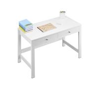 VEVOR Escritorio Pequeño para Niños 100 x 48 x 75,1 cm Mesa Infantil Blanco, para Dibujar, Leer y Escribir, con Cajones, Material MDF, Estilo Moderno, Almacenamiento para Hogar, Oficina, Dormitorio