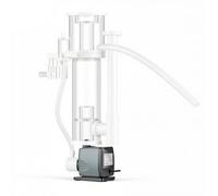 VEVOR Espumador de proteínas para acuario de agua salada de 20 a 30 galones con bomba de CC, desnatador de proteínas con bomba de molinete de CC, control ajustable, para acuarios pequeños de agua