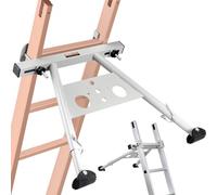 VEVOR Estabilizador de Escalera Soporte de Escalera Extensible con Patas Ajustables Accesorios de Escalera de Pared Resistentes para Canalones de Techo Patas de Goma Antideslizantes Carga de 150kg