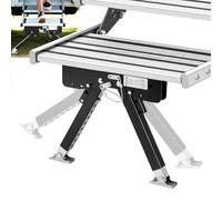 VEVOR Estabilizador de Escalón para Autocaravanas, Juego de Soportes de Altura Regulable 76,2 a 381 mm, Fabricados en Acero con Recubrimiento en Polvo, para Caravanas, Remolques y Autocaravanas