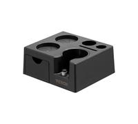 VEVOR Estación de Apisonamiento de Espresso ABS, Multifuncional 7 en 1 con Ranura Extraíble, con Base Antideslizante, Se Adapta a Mangos 51-58 mm, Color Negro, Estable y Seguro, 173 x 152 x 74 mm
