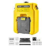 VEVOR Estación Lavaojos Portátil, Unidad Lavaojos de Emergencia 490 x 290 x 640 mm con 2 Rociadores para Montaje en Pared o Sobre Superficie Plana para Escuelas, Laboratorios y Fábricas, Amarillo