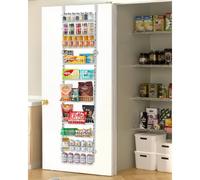 VEVOR Estante de Almacenamiento para Puerta 10 Niveles 42 x 18 x 195 cm, Blanco